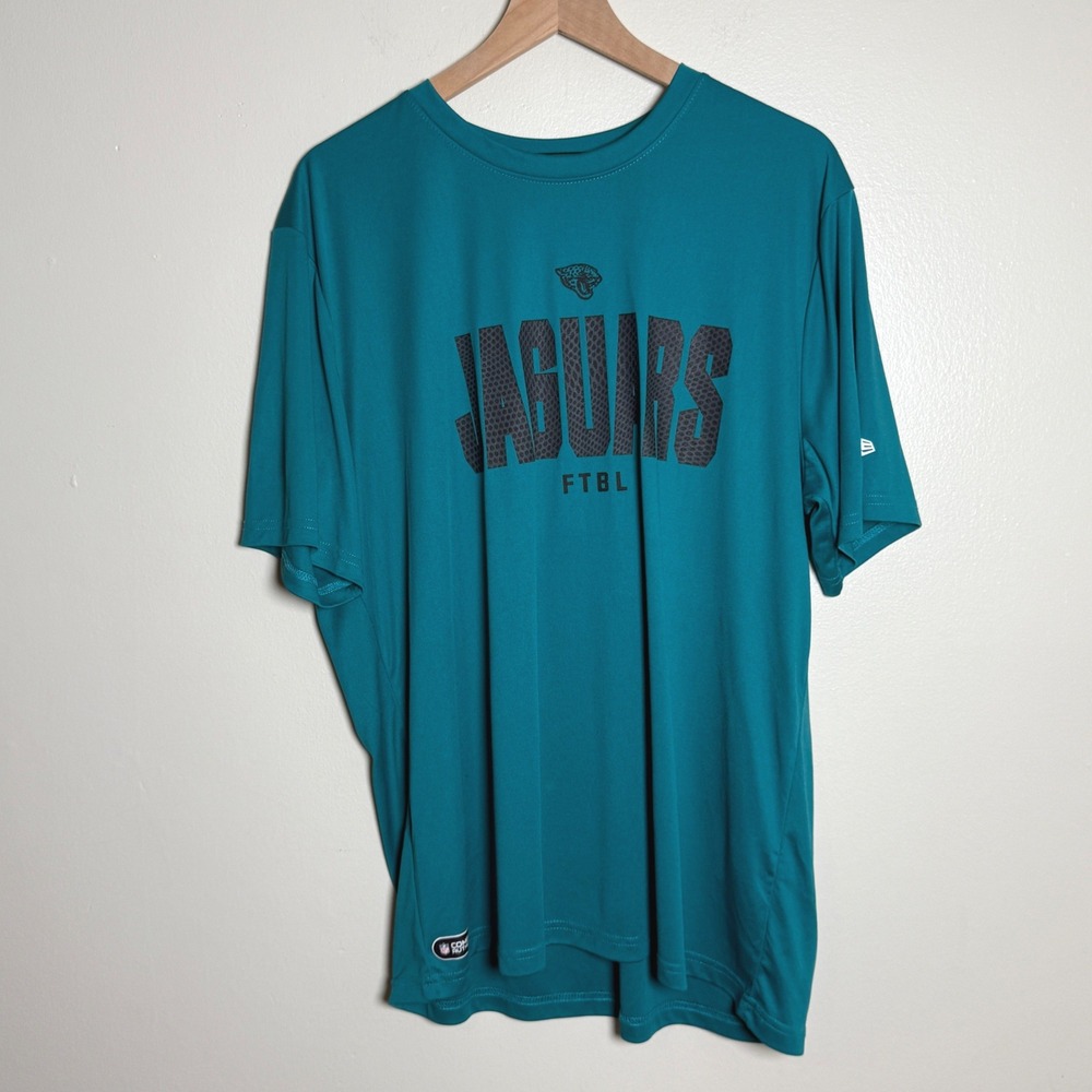 New Era Jacksonville Jaguars‎ NFL Combine Authentic Teal Training Shirt Mens XL